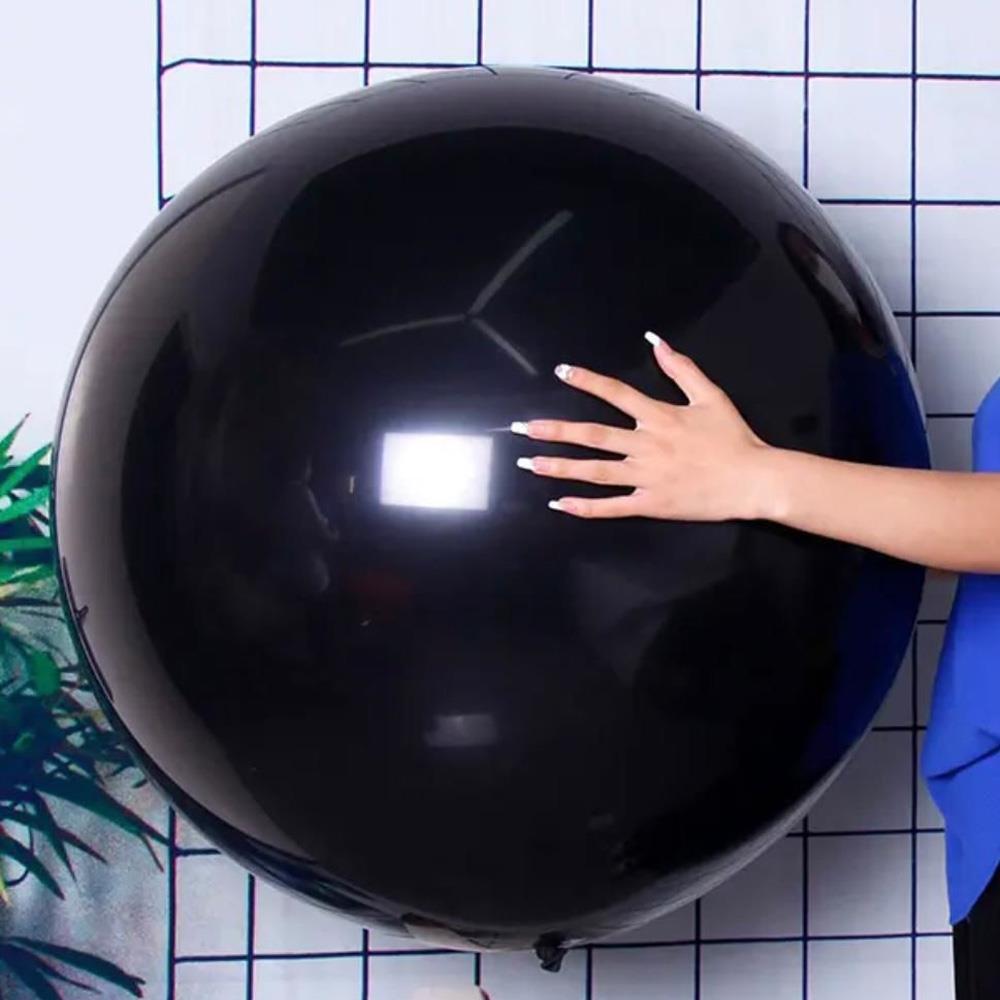 24 İnc Siyah Renk Jumbo Boy Balon