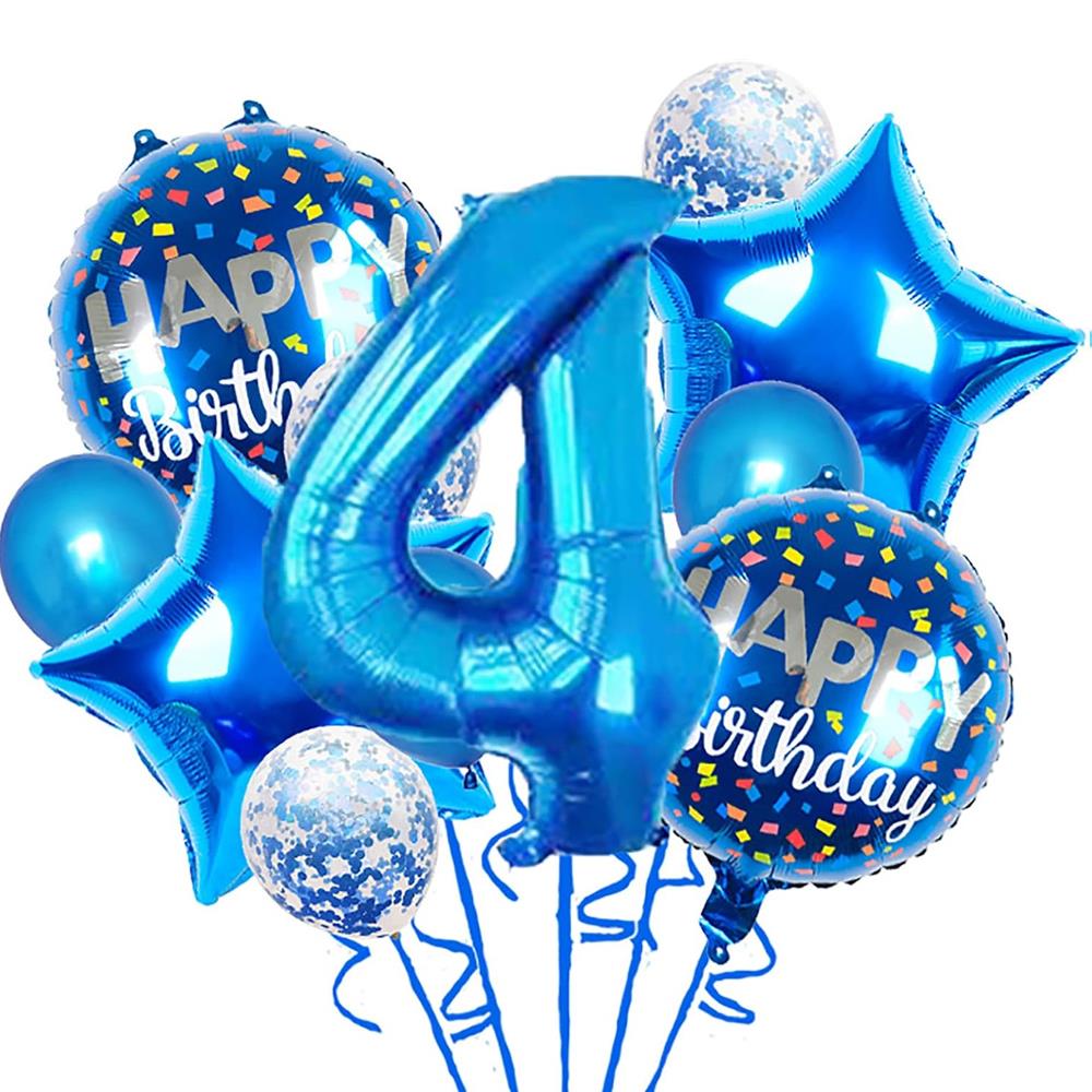 4 Yaş Mavi Balon Seti