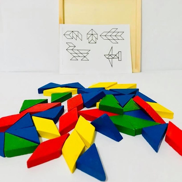 40 Parça Büyük Boy Tangram