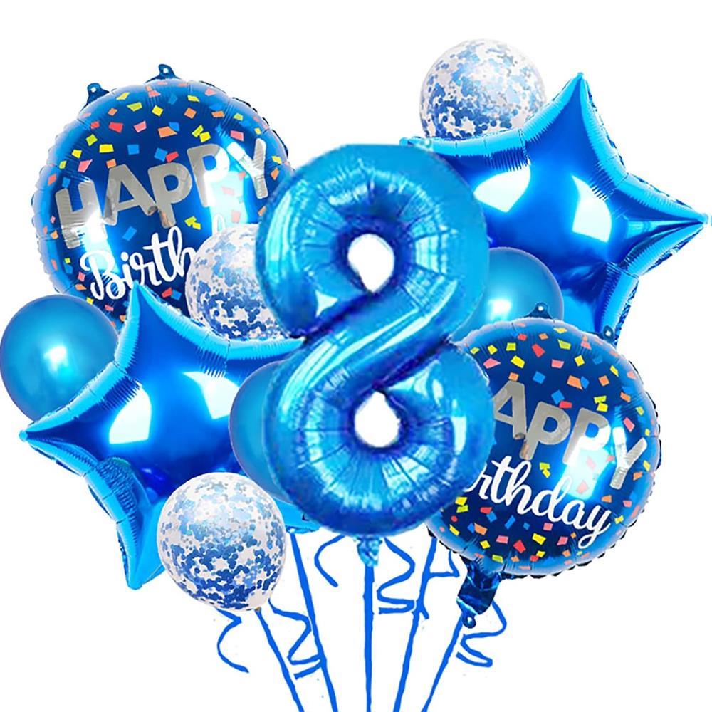 8 Yaş Mavi Balon Seti