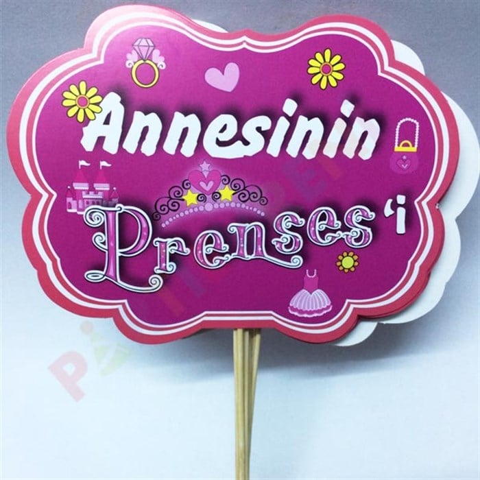 Annesinin Prensesi Çubuklu Konuşma Balonu