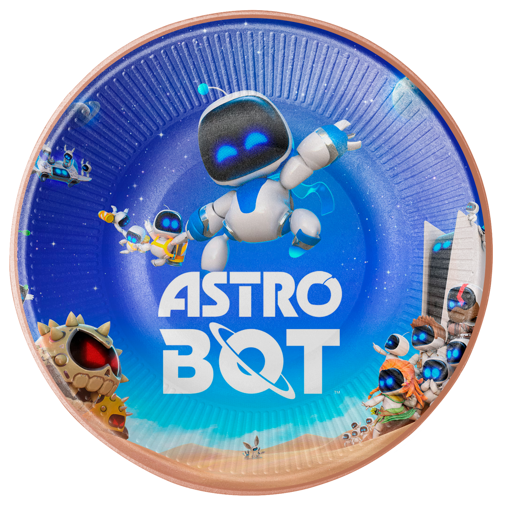 Astro Bot Konsepti Tabak 8 Adet