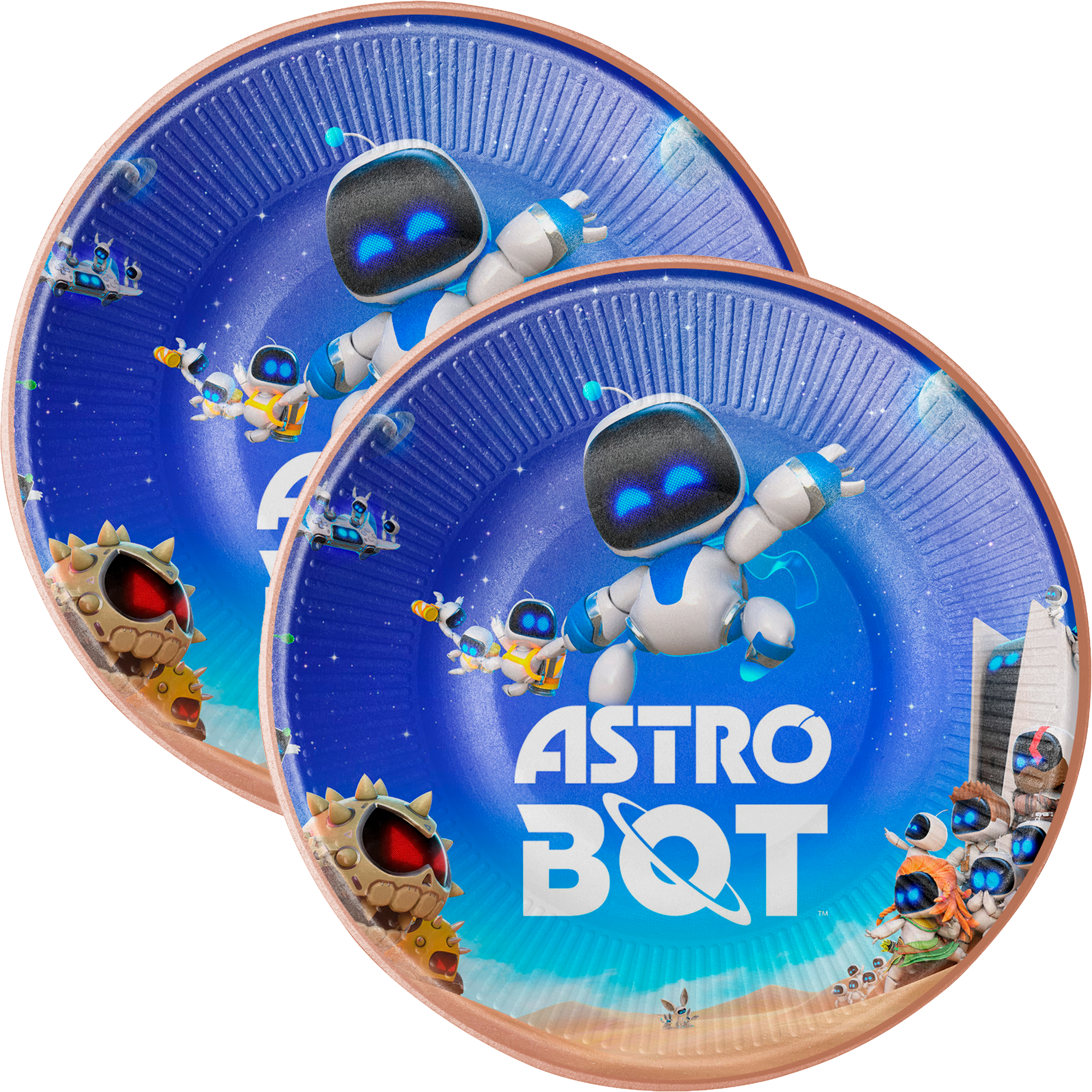 Astro Bot Konsepti Tabak 8 Adet