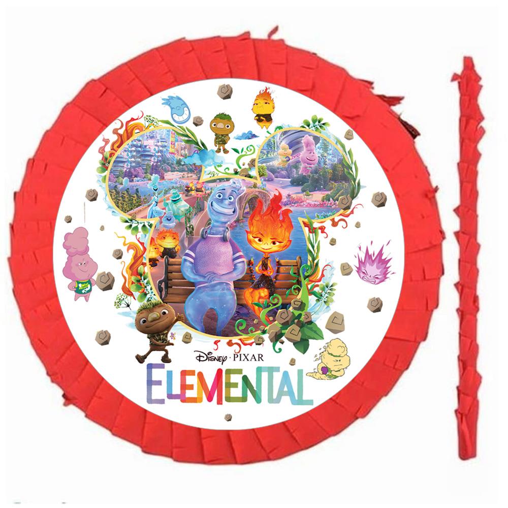 Ateş ve Su Temalı Kırmızı Pinyata