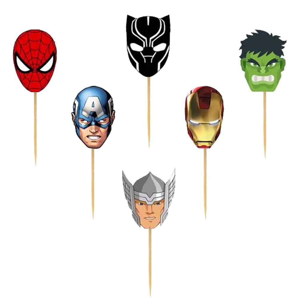 Avengers Özel Kesim Kürdan 6'lı