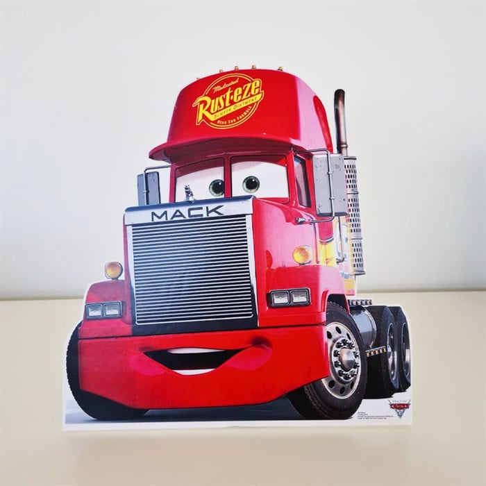 Ayaklı Dekor Pano - Cars Mack - 30 cm