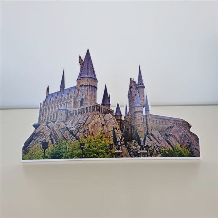 Ayaklı Dekor Pano -Harry Potter Hogwarts - 30 cm