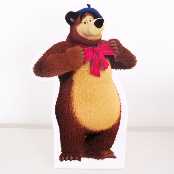 Ayaklı Dekor Pano - Koca Ayı  - 29 cm
