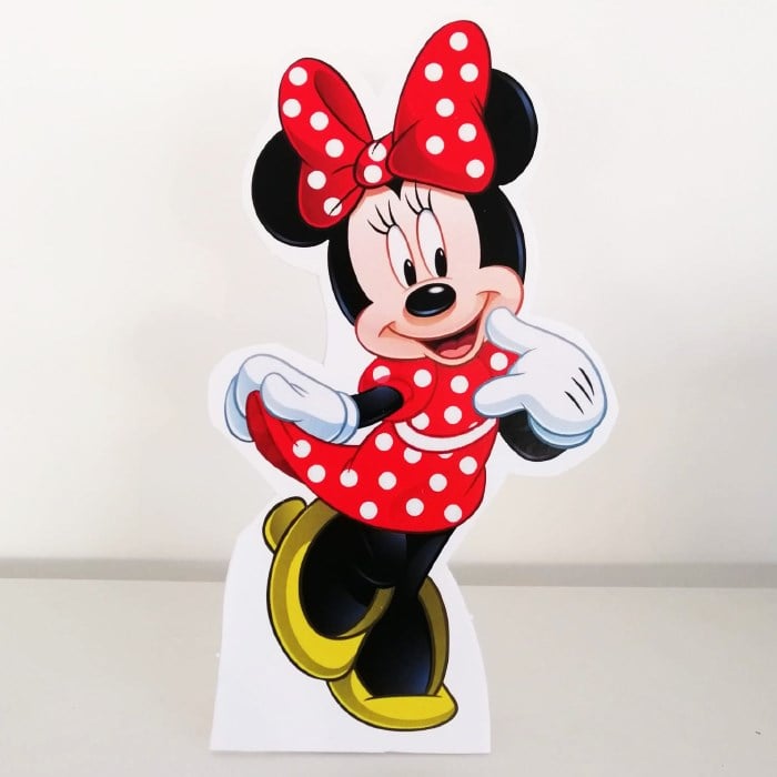 Ayaklı Dekor Pano - Minnie Mouse  - 29 cm