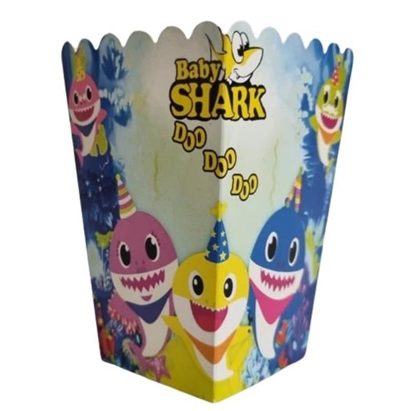 Baby Shark Temalı Mısır Kutusu