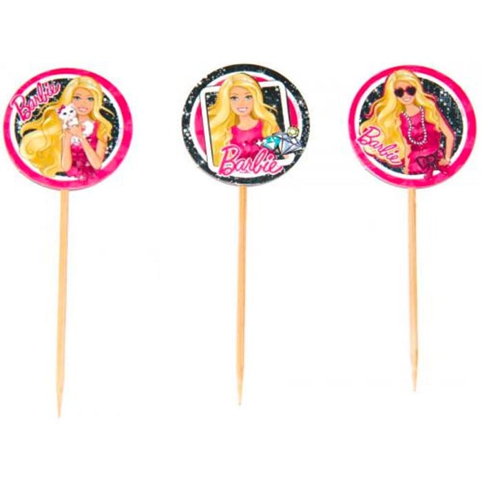 Barbie Lisanslı Kürdan 10'lu