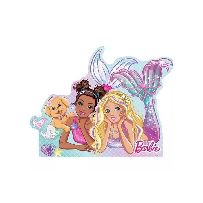 Barbie Mermaid Temalı Sticker 12 cm 1 adet