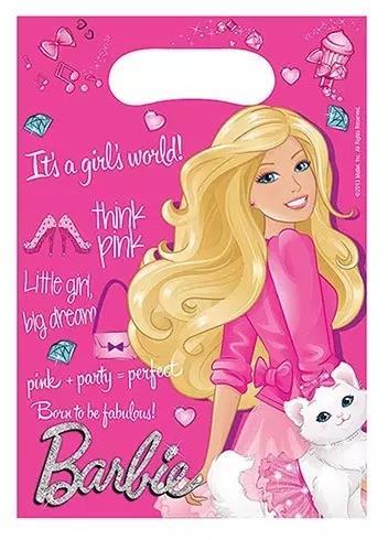 Barbie Temalı 6'lı Poşet