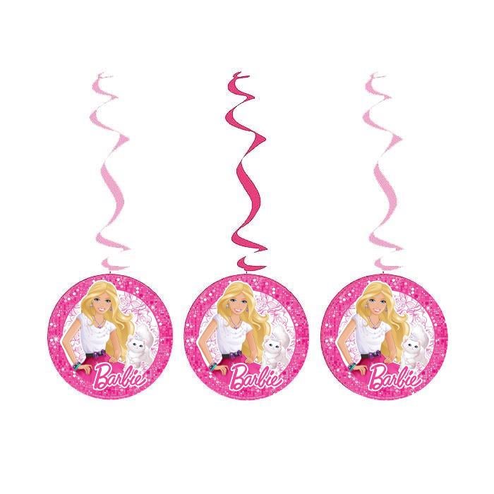 Barbie Temalı Asmalı İp Süs 3'lü