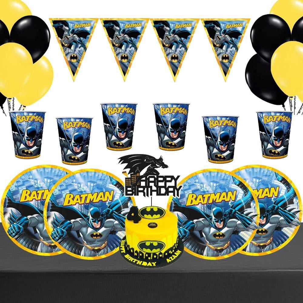 Batman Doğum Günü Parti Seti 8 Kişilik