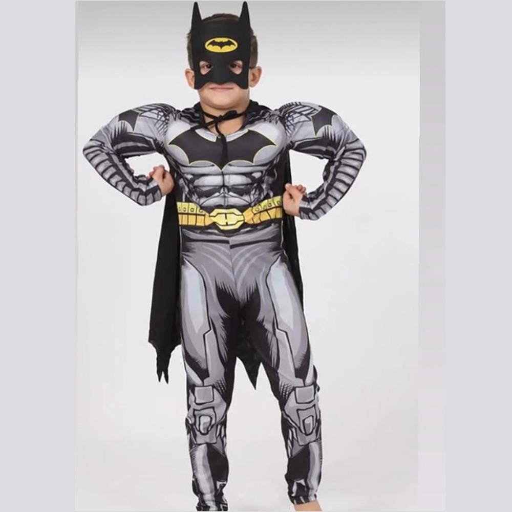 Batman Karakter Kostümü Kaslı Versiyon