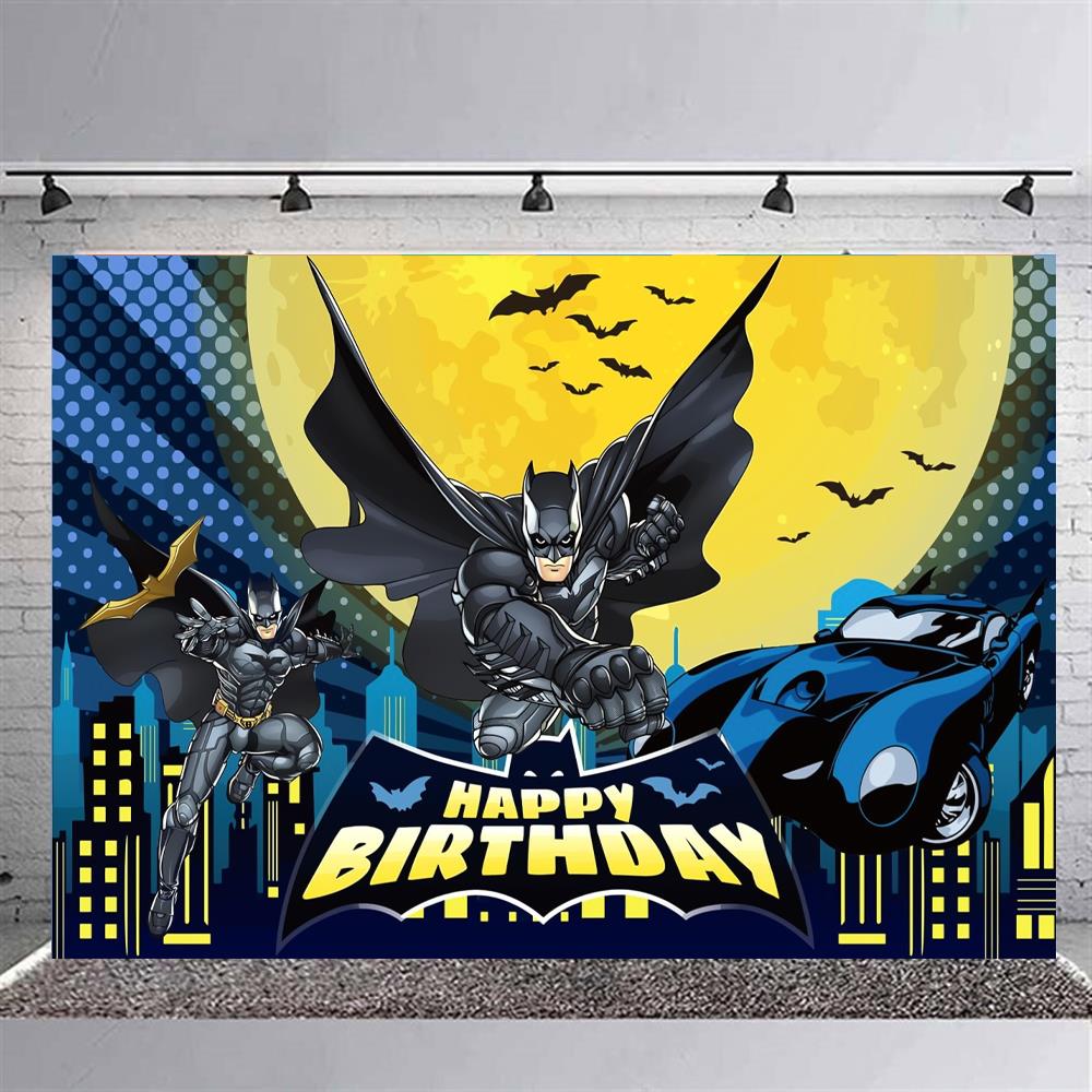 Batman Temalı Doğum Günü Afişi