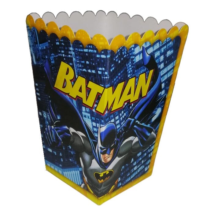 Batman Temalı Mısır Popcorn Kutusu - 5 Adet