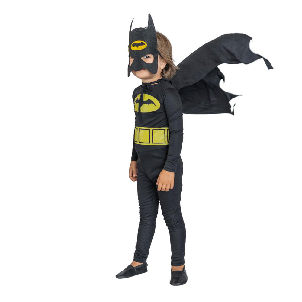 Batman Temalı Pelerinli Maskeli Kostüm