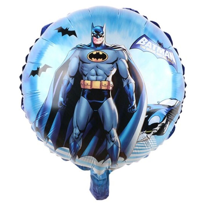 Batman Temalı Yuvarlak Folyo Balon 1 Adet