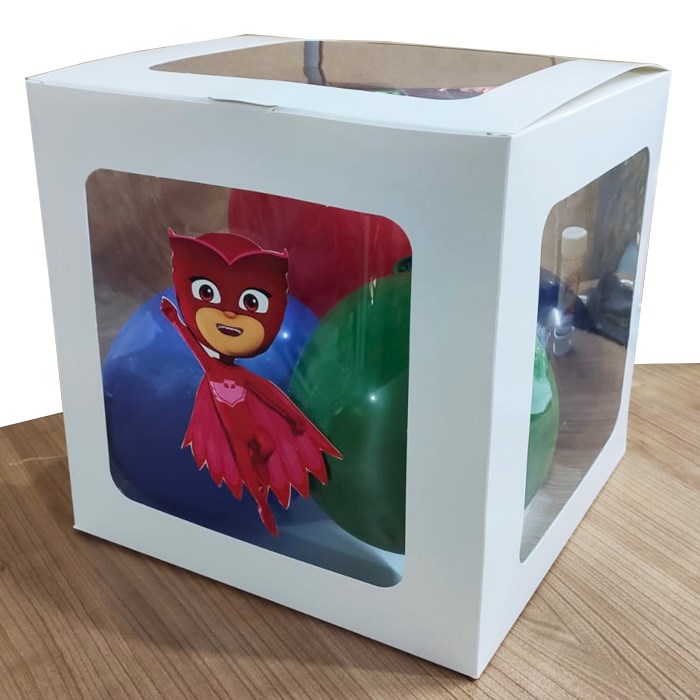 Baykuş Kız Temalı Şeffaf Kutu Seti 25 cm