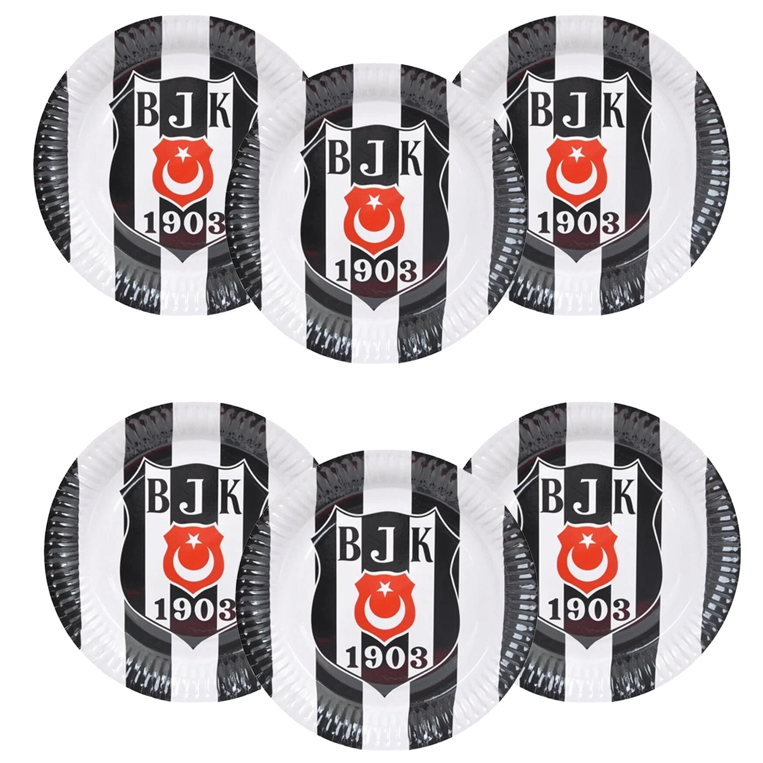 Beşiktaş Temalı 8 Kişilik Doğum Günü Seti