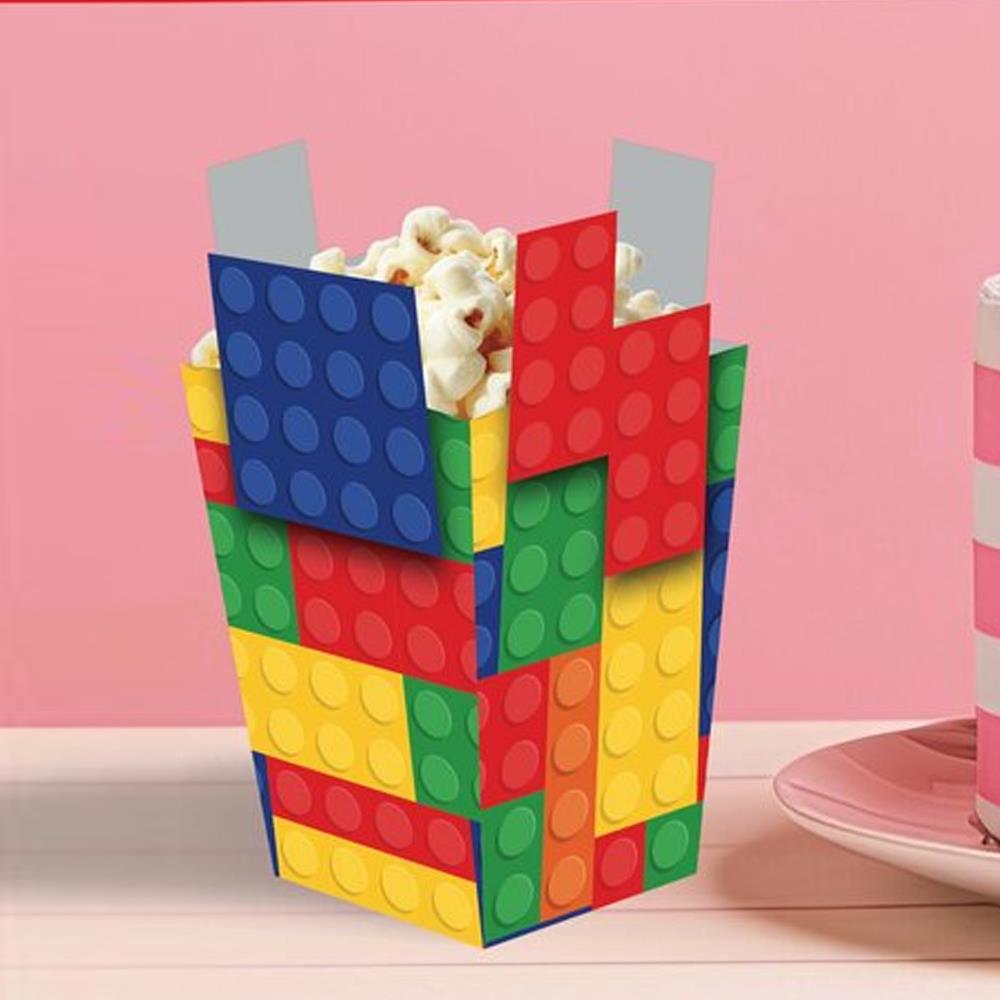 Blok Temalı Mısır Kutusu 5 adet