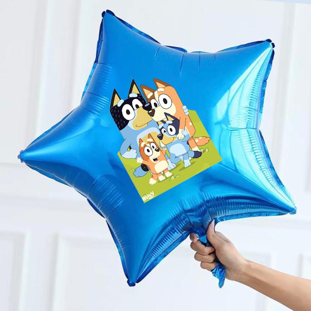 Bluey Çıkartmalı Folyo Balon 1 Adet