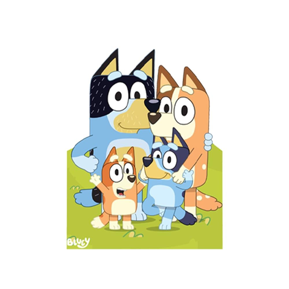 Bluey Temalı Çıkartma 12cm
