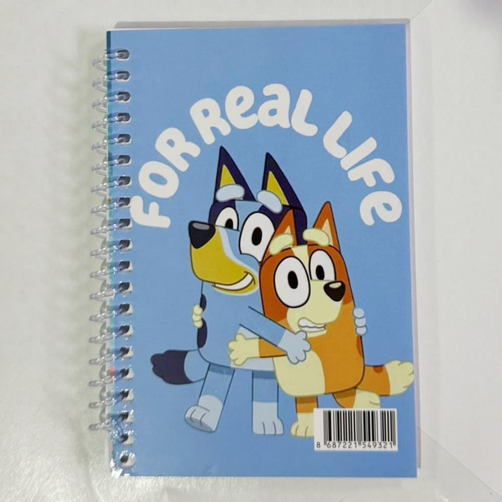 Bluey Temalı Hediyelik Not Defteri