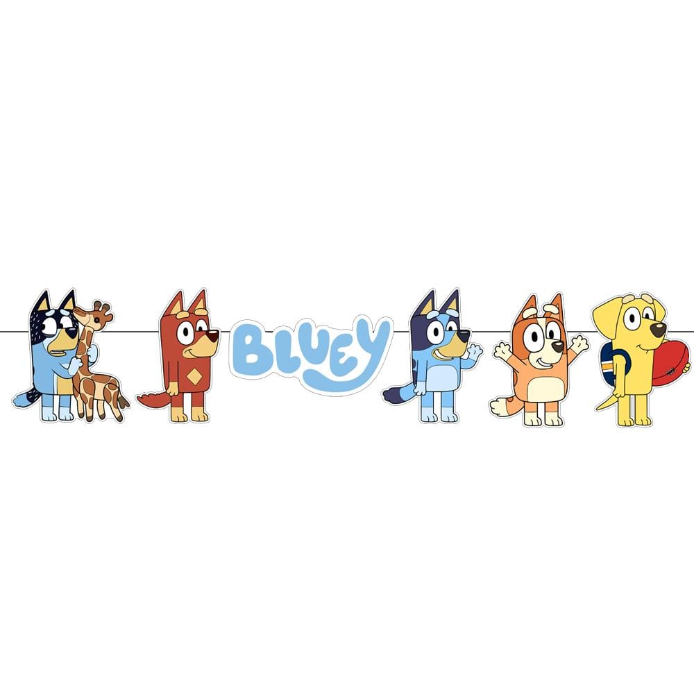Bluey Temalı Özel Kesim Banner