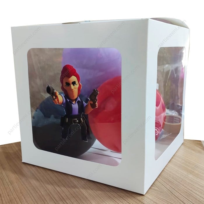 Brawl Stars Temalı Şeffaf Kutu Seti 25 cm