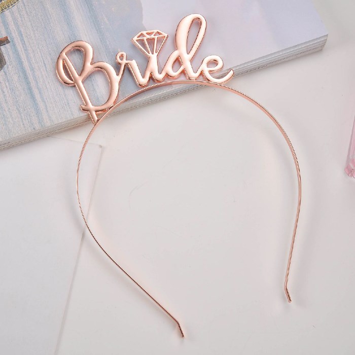 Bride to Be Taç - Rose