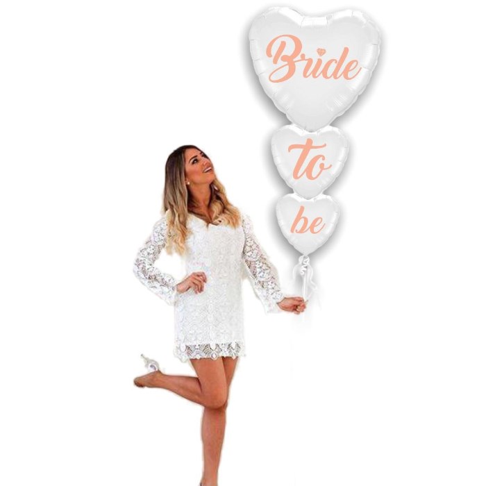 Bride to Be Yazılı 3'lü Balon Seti