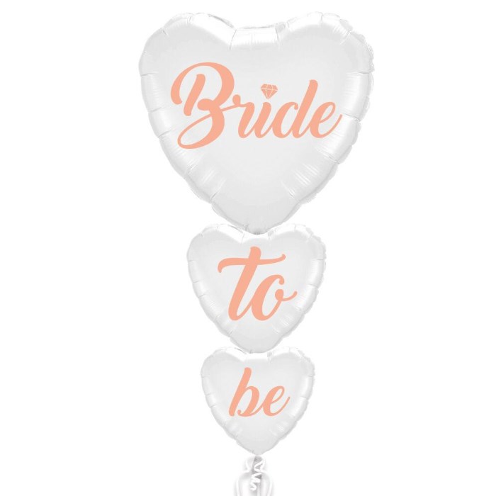 Bride to Be Yazılı 3'lü Balon Seti