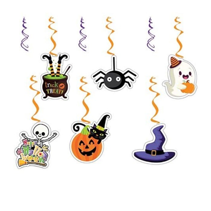 Cadılar Bayramı Halloween Temalı Asma Süs Seti