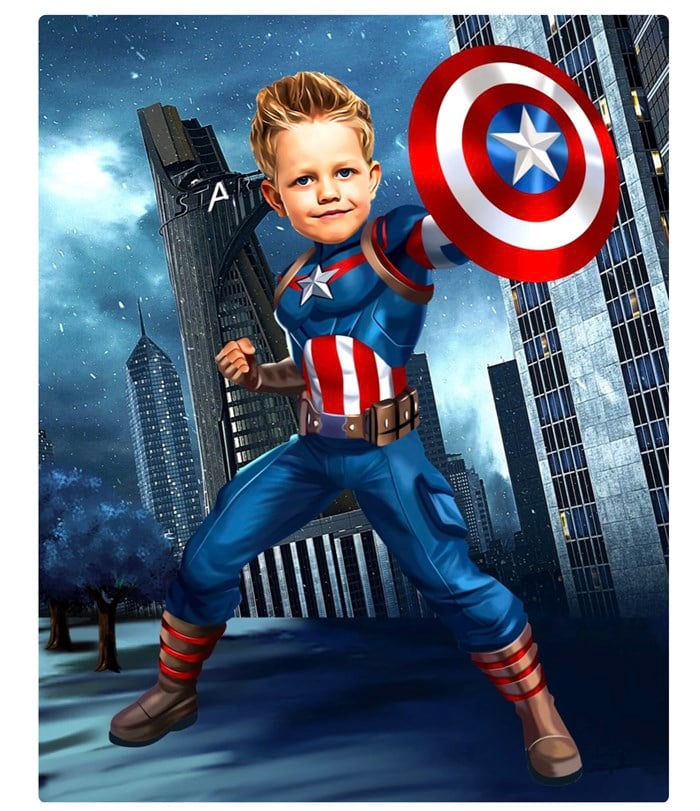 Captain America Kişiye Özel Poster