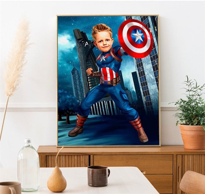 Captain America Kişiye Özel Poster