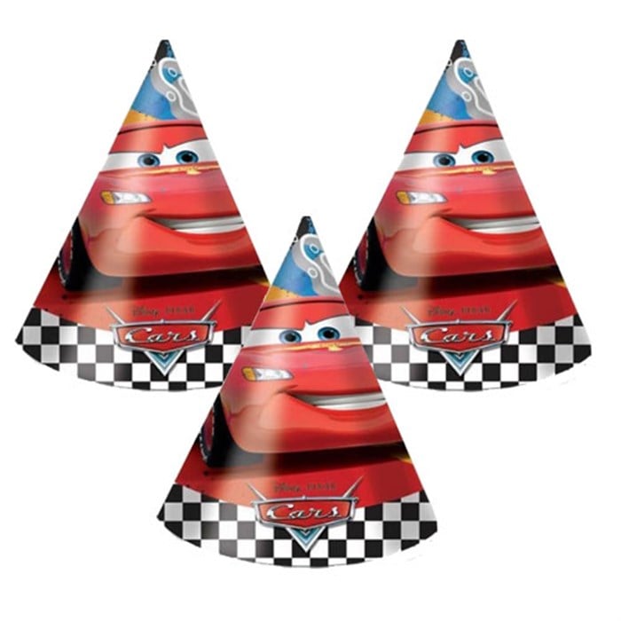 Cars Külah Şapka - 6 Adet