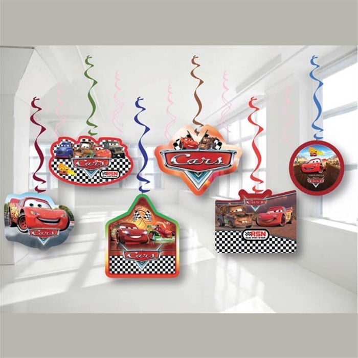 Cars Temalı Asma Süs Seti