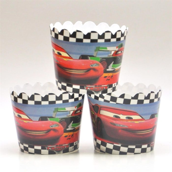 Cars Temalı Cupcake Kapsülü 25 Adet