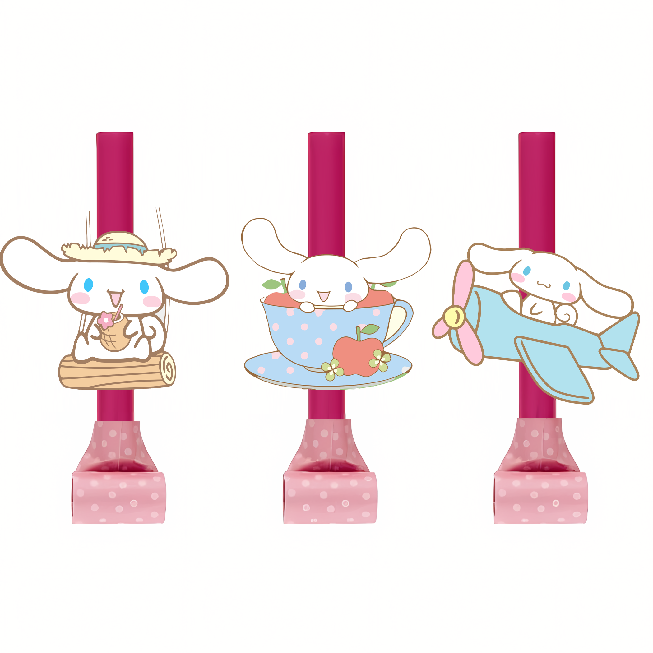 Cinnamoroll Temalı Kaynana Dili - 6 Adet
