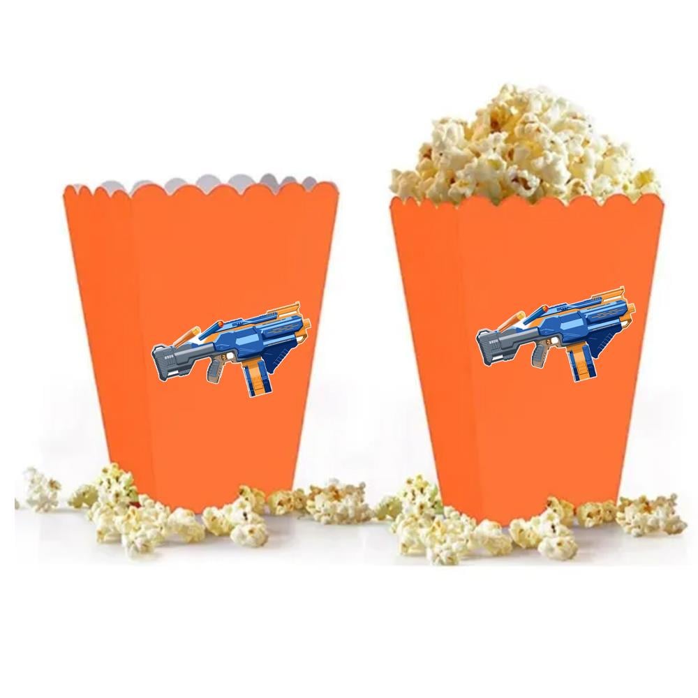 Dart Gun Temalı Popcorn Mısır Kutusu 5 Adet