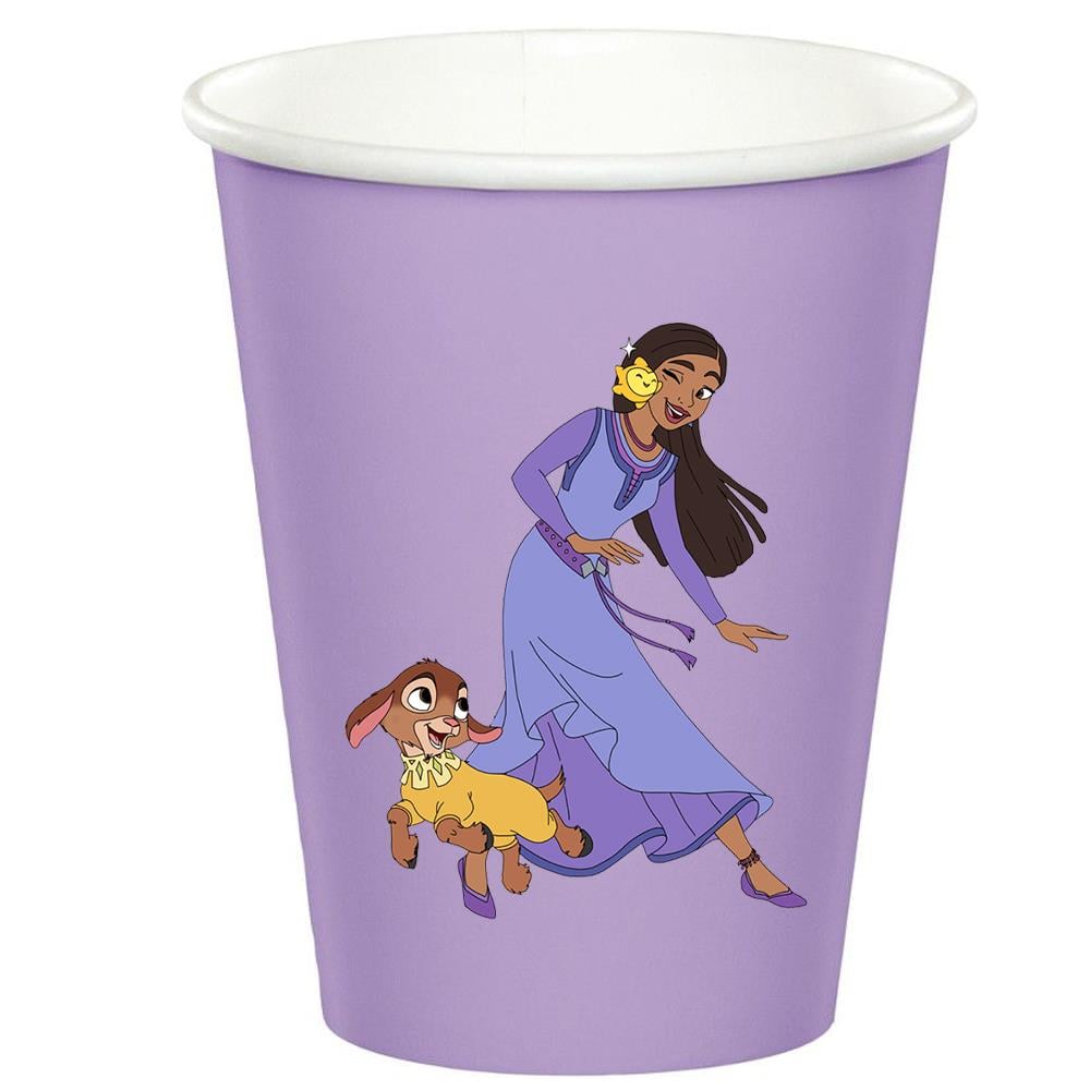 Disney Wish Etiketli Bardak - 5 Adet