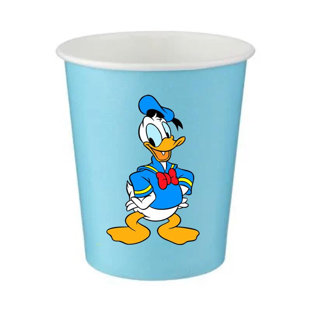 Donald Duck Temalı Karton Bardak - 5 Adet