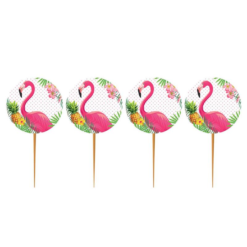 Flamingo Temalı Kürdan 20 Adet