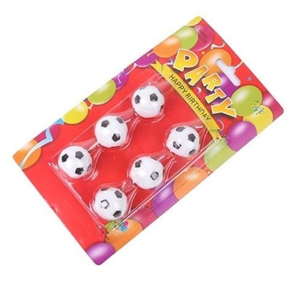 Futbol Topu Şeklinde Pasta Mumu