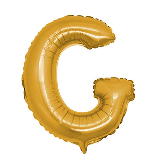 G Harfi Gold Folyo Balon 1 Metre