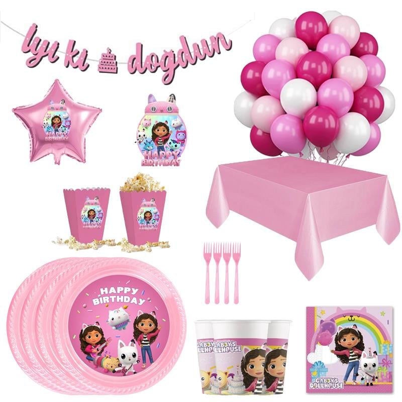 Gabby Dollhouse Lüks Set 8 Kişilik