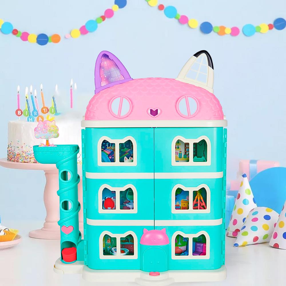 Gabby Dollhouse Temalı Dekor Pano